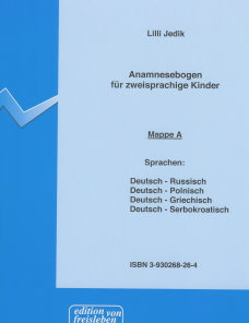 Anamnesebogen für zweisprachige Kinder, Mappe A
